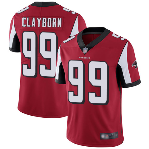 Atlanta Falcons Limited Red Men Adrian Clayborn Home Jersey NFL Football 99 Vapor Untouchable